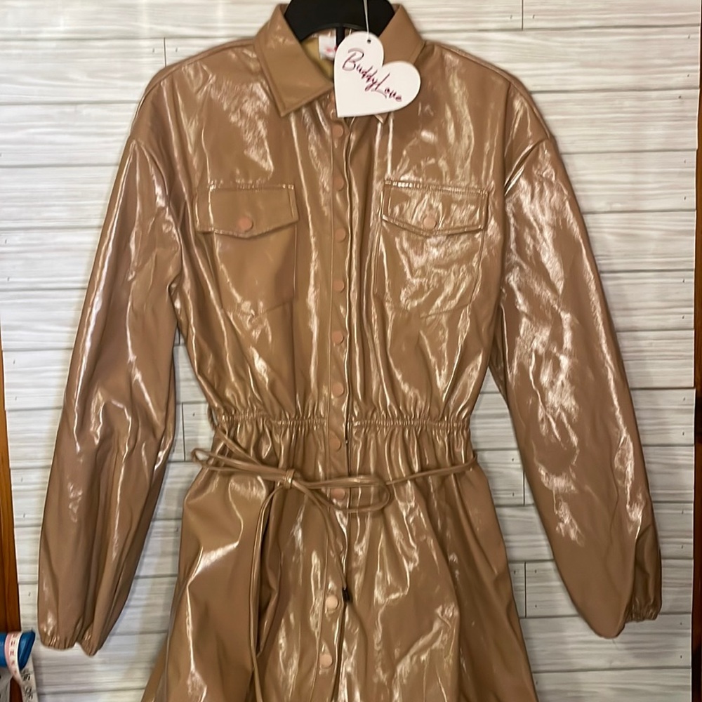 NWT Buddy Love snap front Arielle dress